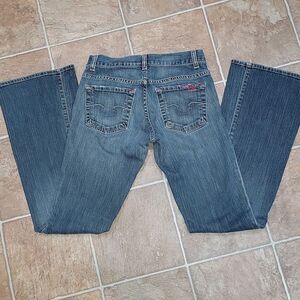 ☆ Blue Cult Vintage Stretch Flare Jeans Size 26 ☆ Made In USA ☆